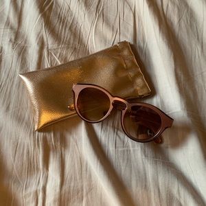 Sea folly mirrored pink sunglasses